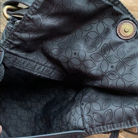 Fossil Genuine Leather Crossbody Purse - Picture 6 of 8